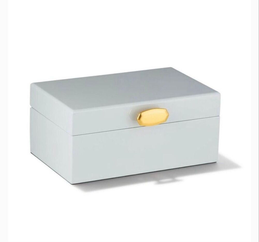 Kendra Scott Medium Jewelry Box - Dark Gray: Wood Storage for Accessories